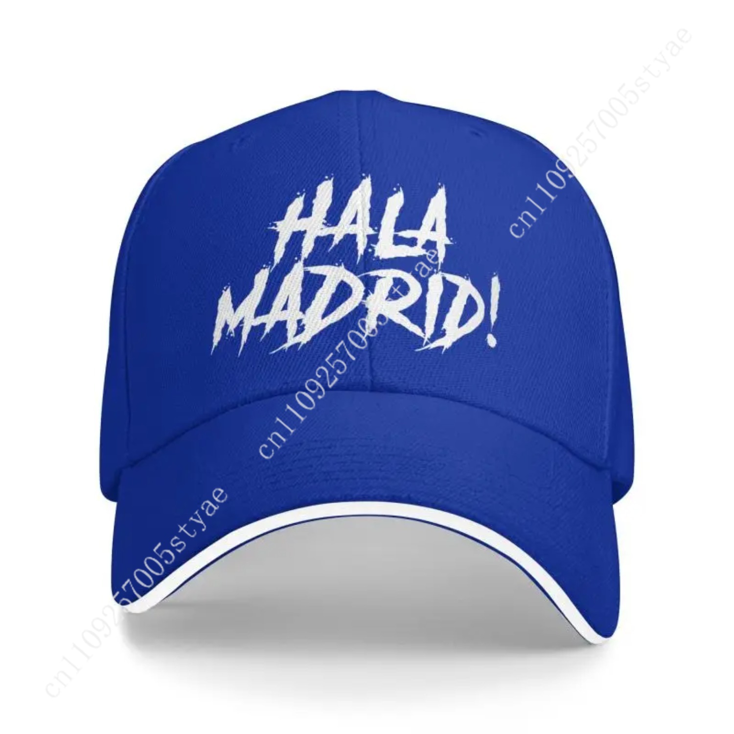Hat Snapback Cap - ハラマドリードレタープリントサンドイッチ野球帽ユニセックスカジュアルサンバケットキャップ男性調節可能なスナップバック帽子ゴルフ帽子