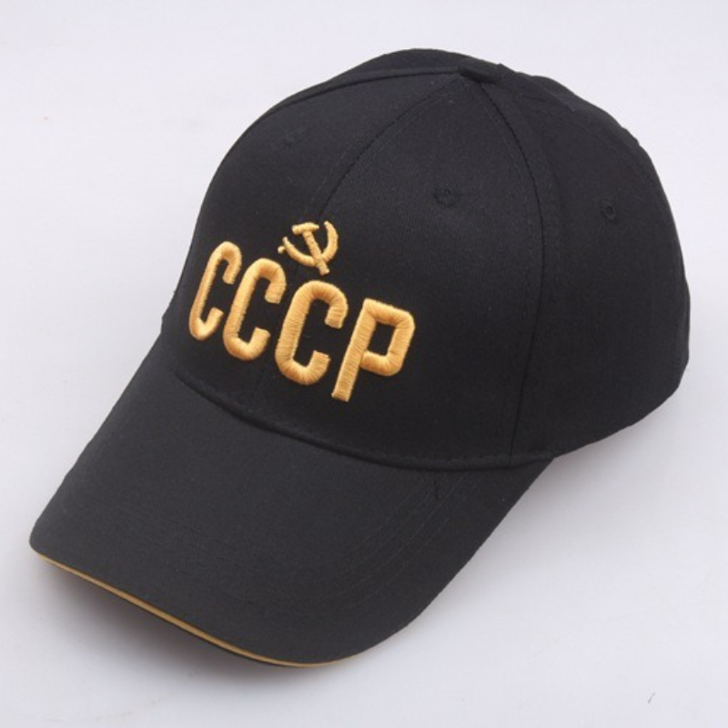 Hat Snapback Cap - カスタマイズロシア国章野球帽綿ソ連ソビエトスタイル刺繍スナップバック帽子調節可能なユニセックスアウトドアキャップ
