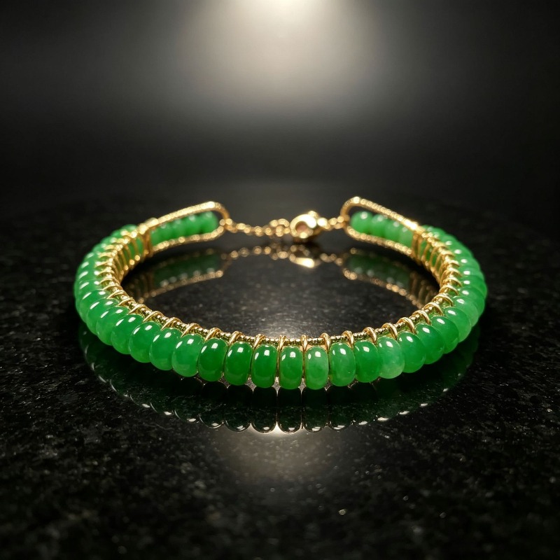 Men Accessories Jewelry - 天然の乾燥ブルー翡翠を使用した算盤ビーズブレスレット。女性用のお守り、チャーム、デザイナーズジュエリー。白いビーズとお守り石を使用したアクセサリー。男性用。
