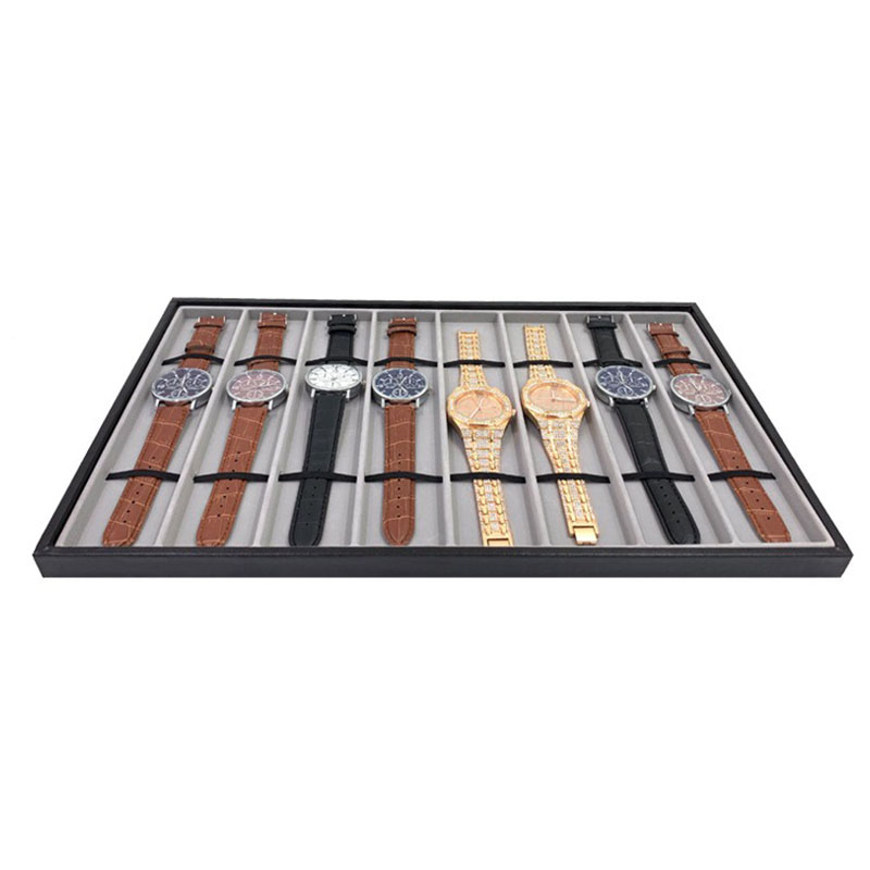 Men'S Accessories Organizer Tray - 男性用レザーウォッチオーガナイザー,メカニカル腕時計収納ボックス,収納ボックス,時計ディスプレイ,ギフトアクセサリーコレクション