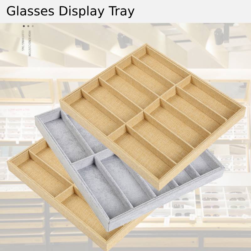 Men'S Accessories Organizer Tray - メガネディスプレイトレイとサングラスオーガナイザー、眼鏡収納ケース、男性と女性のための時計ジュエリーオーガナイザー、家庭のデスクトップの美容店