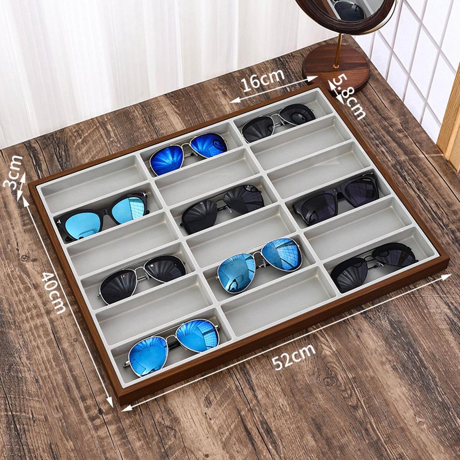 メガネディスプレイトレイ メガネ収納ケース エレガントなメガ - Men'S Accessories Organizer Tray のレビューと価格