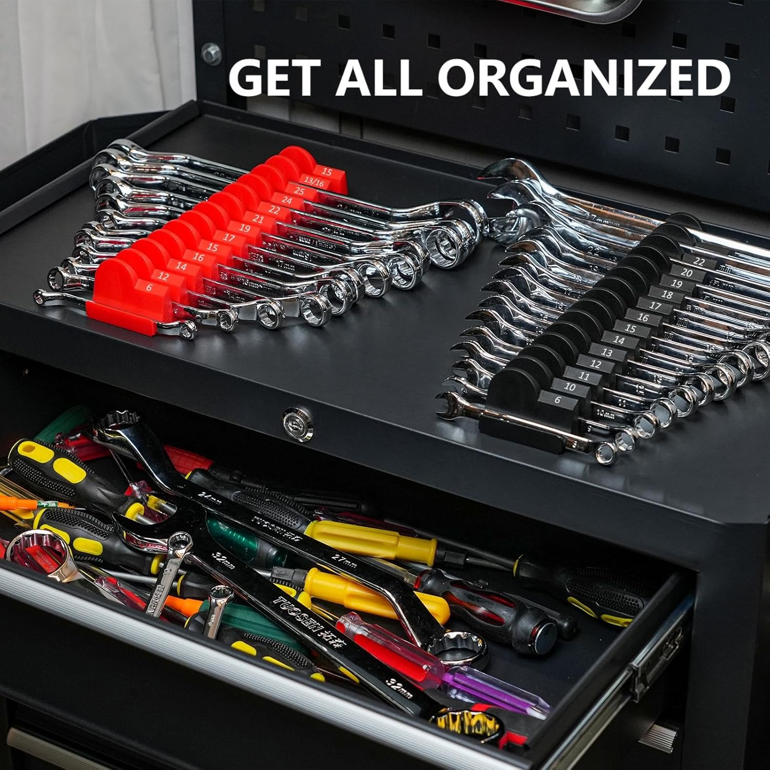 48個入りモジュラーレンチオーガナイザーツール引き出し収納ラ - Men'S Accessories Organizer Tray のレビューと価格