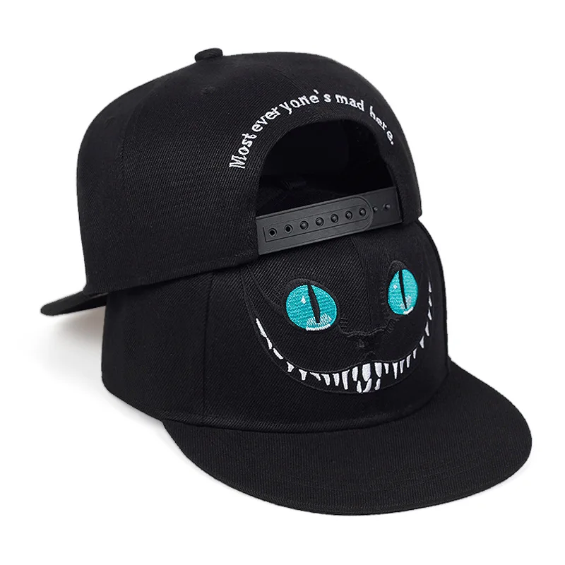 漫画不思議の国のアリスかわいい野球帽スポーツキャップチェシャ - Hat Snapback Cap のレビューと価格