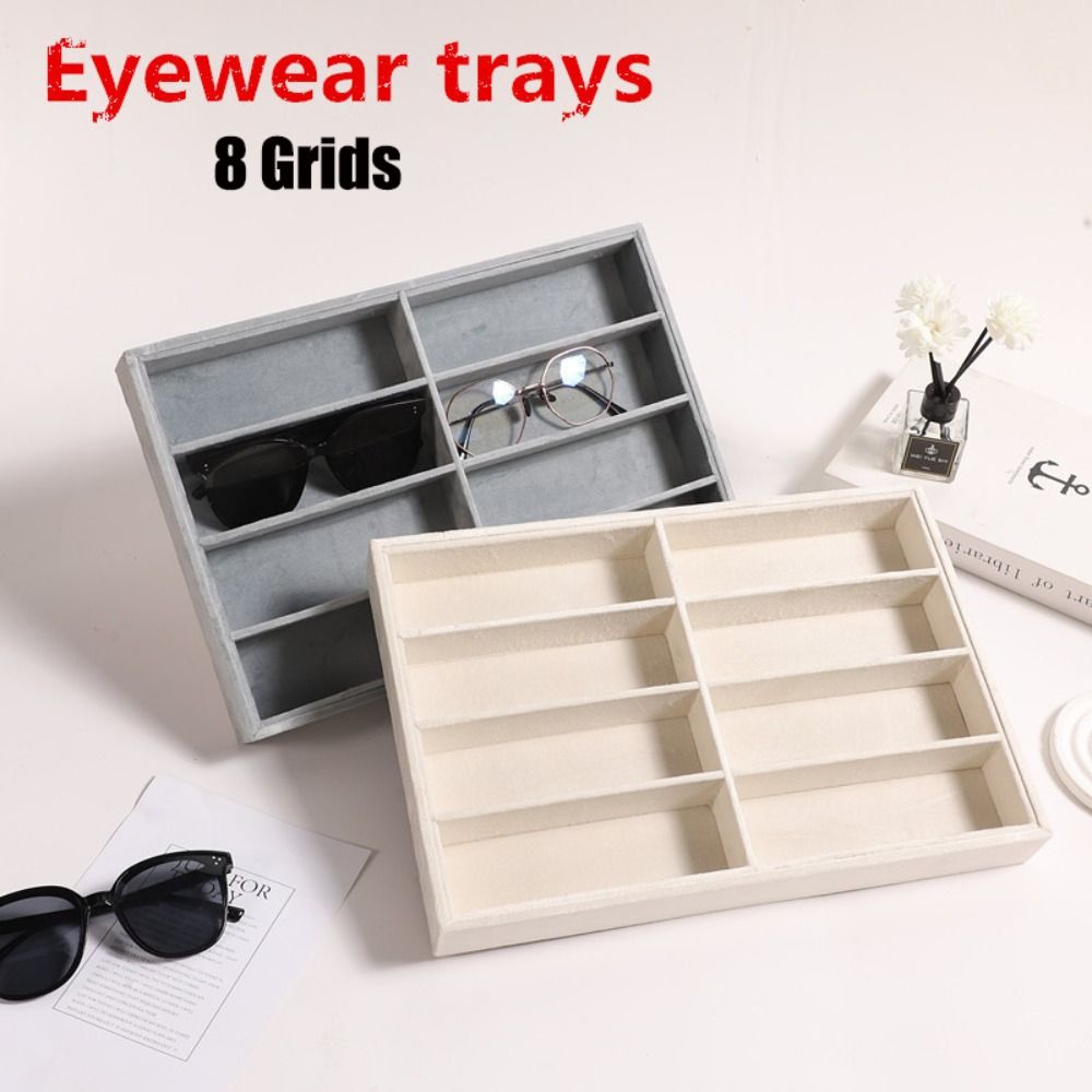 ベージュグレーのサングラスオーガナイザー、積み重ね可能なベル - Men'S Accessories Organizer Tray のレビューと価格