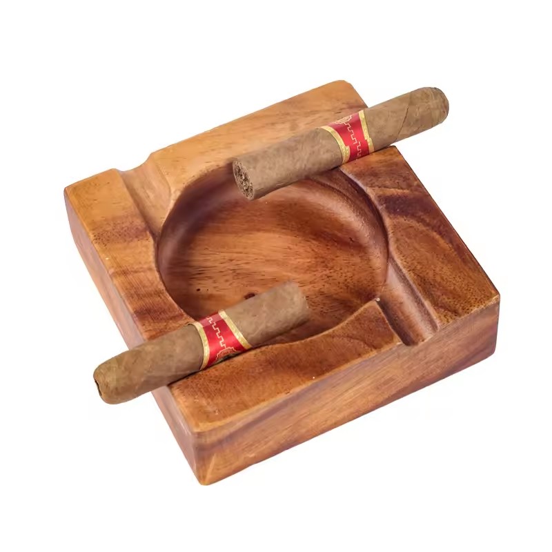 1個入り　名入れシガートレイ灰皿　ヴィンテージ風木製灰皿　喫 - Men'S Accessories Tray のレビューと価格