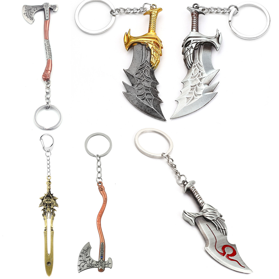 ゴッド・オブ・ウォー4 クレイトスの剣 キーホルダー ペンダ - Men'S Accessories Chain のレビューと価格