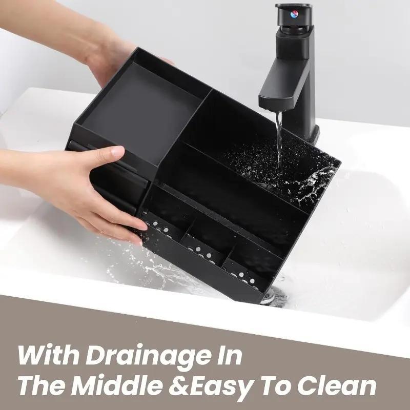 ヴィンテージバスルームオーガナイザー化粧品収納ボックス香水ト - Men'S Accessories Tray のレビューと価格