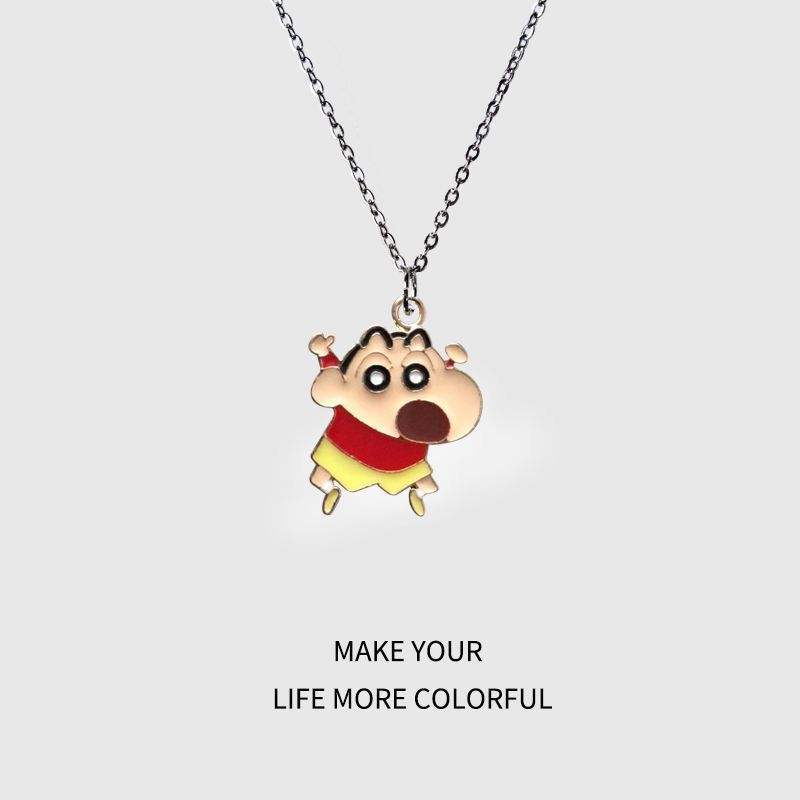 クレヨンしんちゃん漫画ネックレス、かわいい和風、親友、カップ - Men'S Accessories Best のレビューと価格