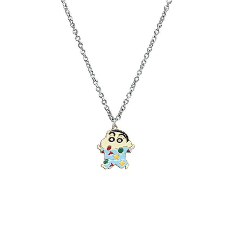 クレヨンしんちゃん漫画ネックレス、かわいい和風、親友、カップ - Men'S Accessories Best のレビューと価格