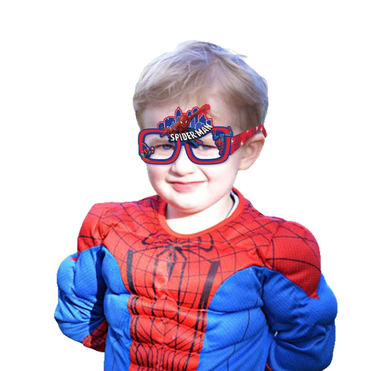 8 個スパイダーマン紙エコフレンドリーメガネコスプレスーパー - Men Accessories For Birthday Gift のレビューと価格