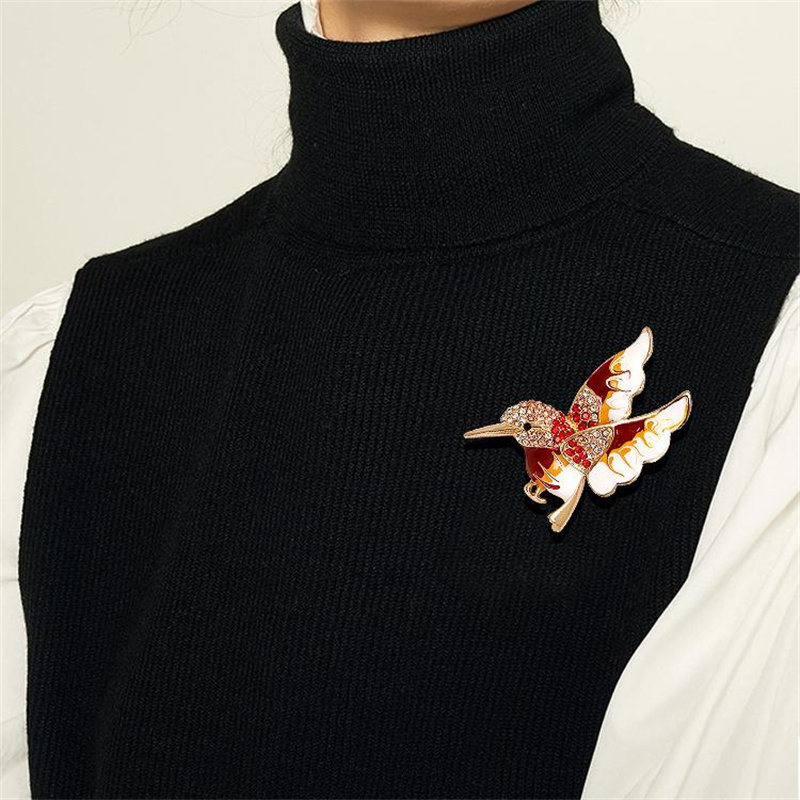 1Pc 絶妙な鳥ブローチ女性男性かわいい動物ブローチピンジュ - Men'S Accessories Trends 2025 のレビューと価格