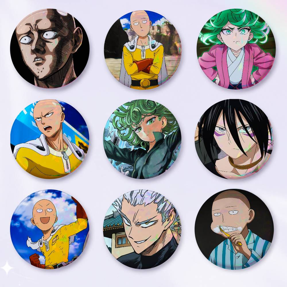 A-O-One P-Punch Man アニメラウンドバッジ - Men Accessories For Birthday Gift のレビューと価格
