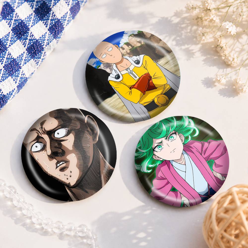 A-O-One P-Punch Man アニメラウンドバッジ - Men Accessories For Birthday Gift のレビューと価格