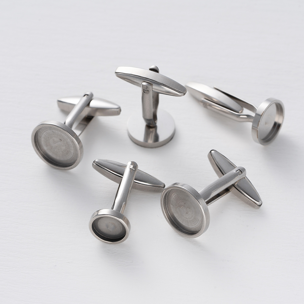5個入り ステンレス製 カフスボタン フラットパッド カボシ - Men'S Accessories Tray のレビューと価格