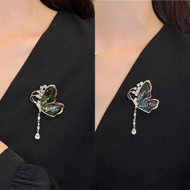 女性と男性のための絶妙な蝶のブローチ1個、素敵な昆虫ピンアク - Men'S Accessories Trends 2025 のレビューと価格