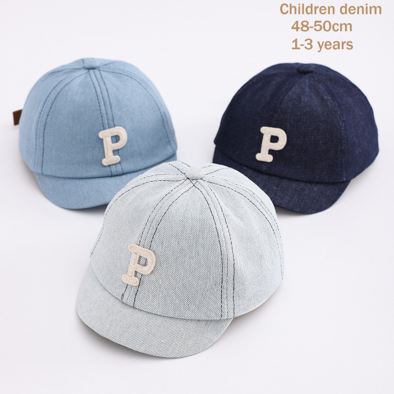 キッズデニム野球帽 48-50cm ウォッシュドコットン カ - Hat Snapback Cap のレビューと価格