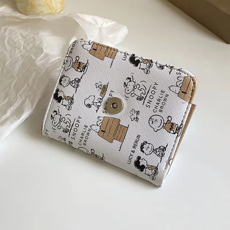かわいいスヌーピー財布アニメ漫画ショートコインウォレット高価 - Men Accessories For Birthday Gift のレビューと価格