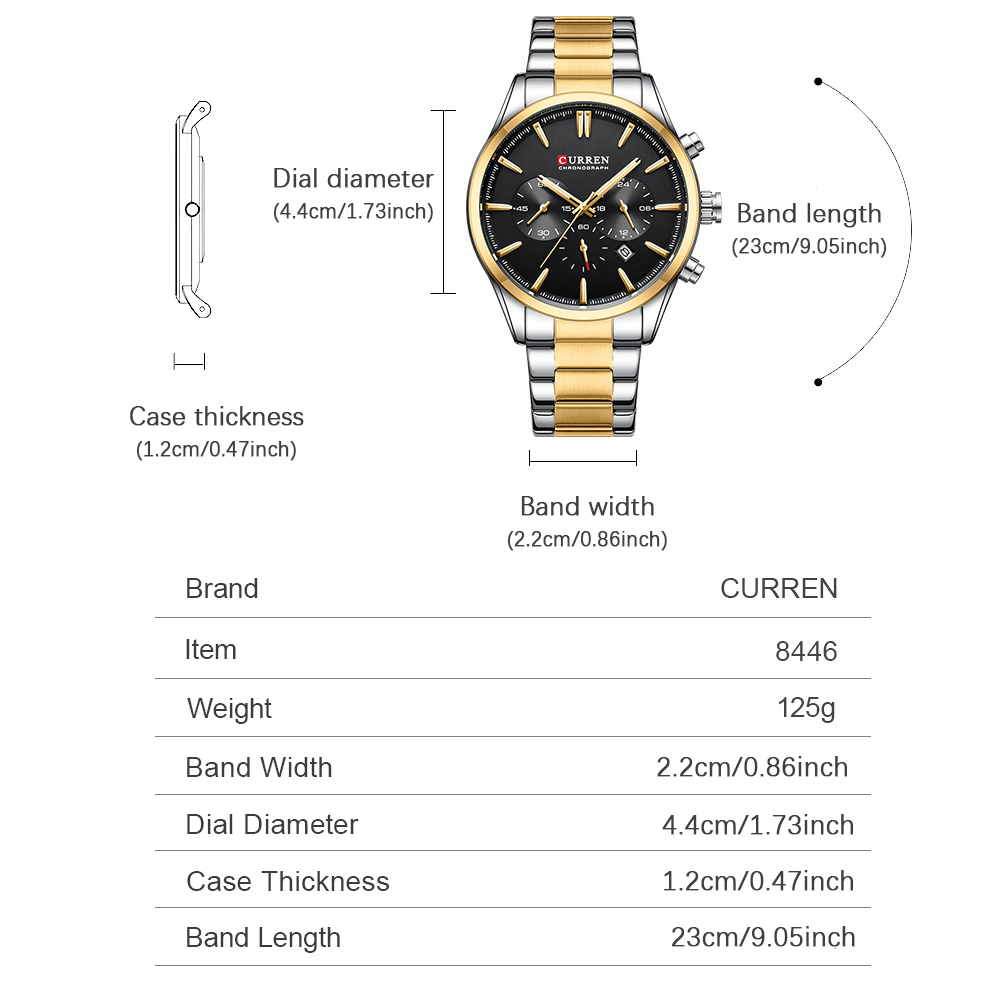 カレンカジュアルクォーツクロノスポーツ腕時計ブランド男性用ス - Men Accessories Jewelry のレビューと価格