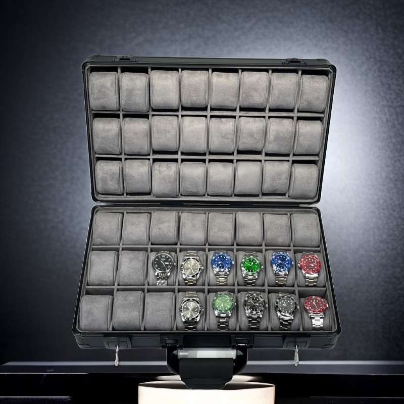 メンズウォッチボックス,アルミグリーン,トラベルボックス,収 - Men'S Accessories Tray のレビューと価格