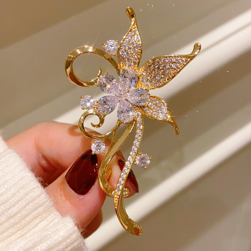 1Pc 鮮やかな花のブローチ女性男性のための目を引くアクセサ - Men'S Accessories Trends 2025 のレビューと価格