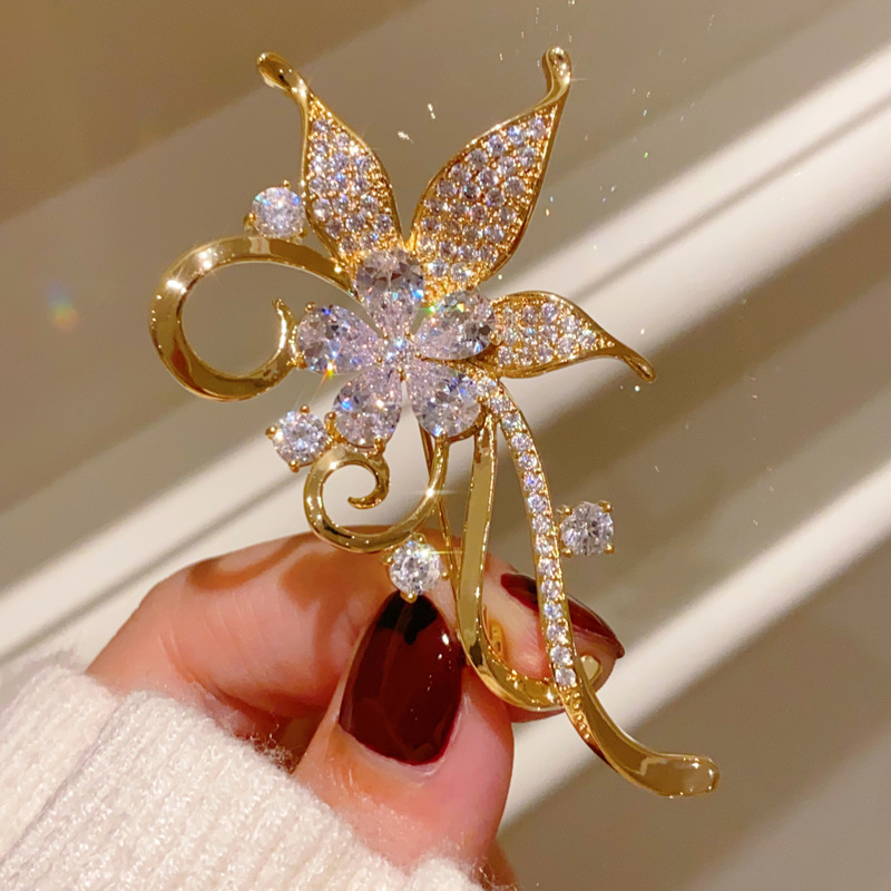 1Pc 鮮やかな花のブローチ女性男性のための目を引くアクセサ - Men'S Accessories Trends 2025 のレビューと価格