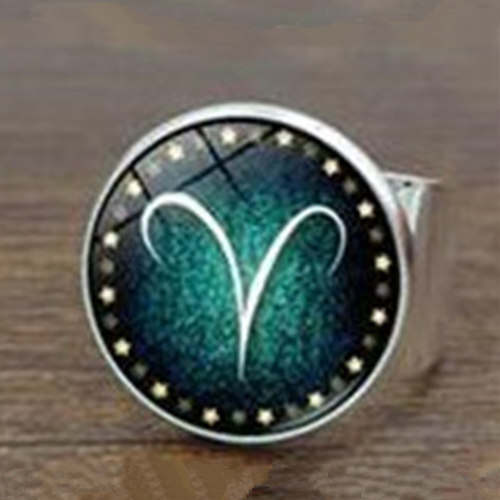 ホット販売 12 星座発光リング蛍光光るリング男性女性カップ - Men'S Accessories Jewelry Sale のレビューと価格