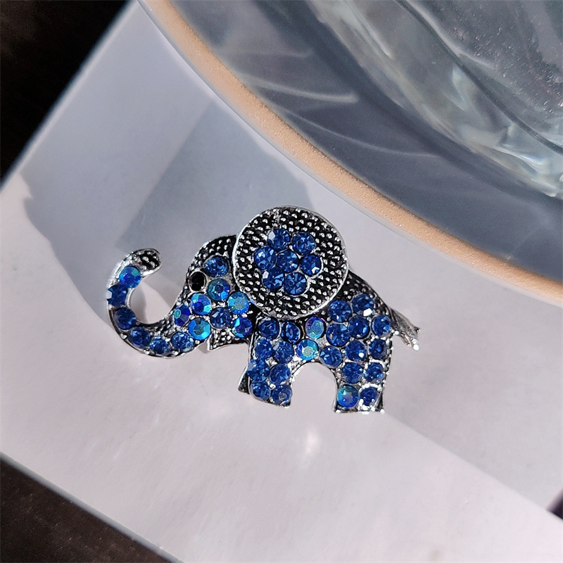 1Pc 繊細な象のブローチ男性女性かわいい動物ラインストーン - Men'S Accessories Trends 2025 のレビューと価格