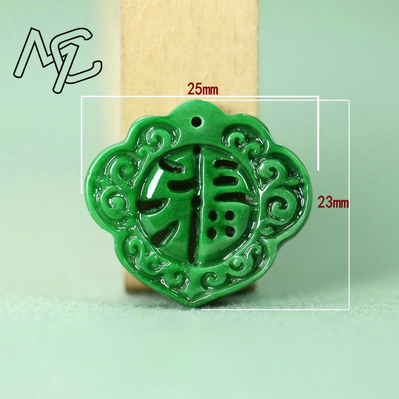 2 個 DIY ナチュラルドライグリーンエメラルド中空アウト - Men Accessories Jewelry のレビューと価格