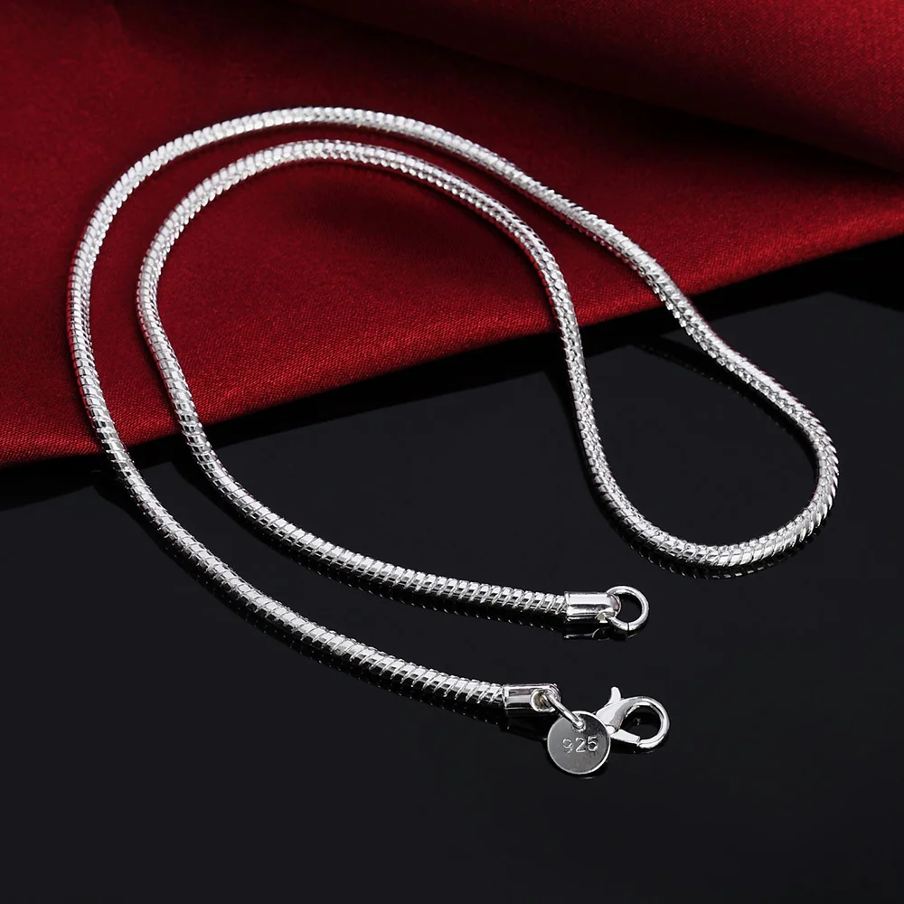 大人気 925スターリングシルバーチャーム 1MM/2MM/ - Men'S Accessories Jewelry Sale のレビューと価格