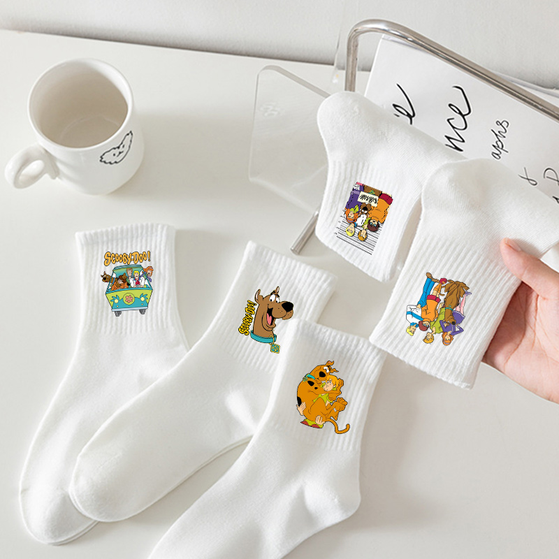 スクービードゥー綿靴下女性男性かわいいストッキング漫画アニメ - Men Accessories For Birthday Gift のレビューと価格