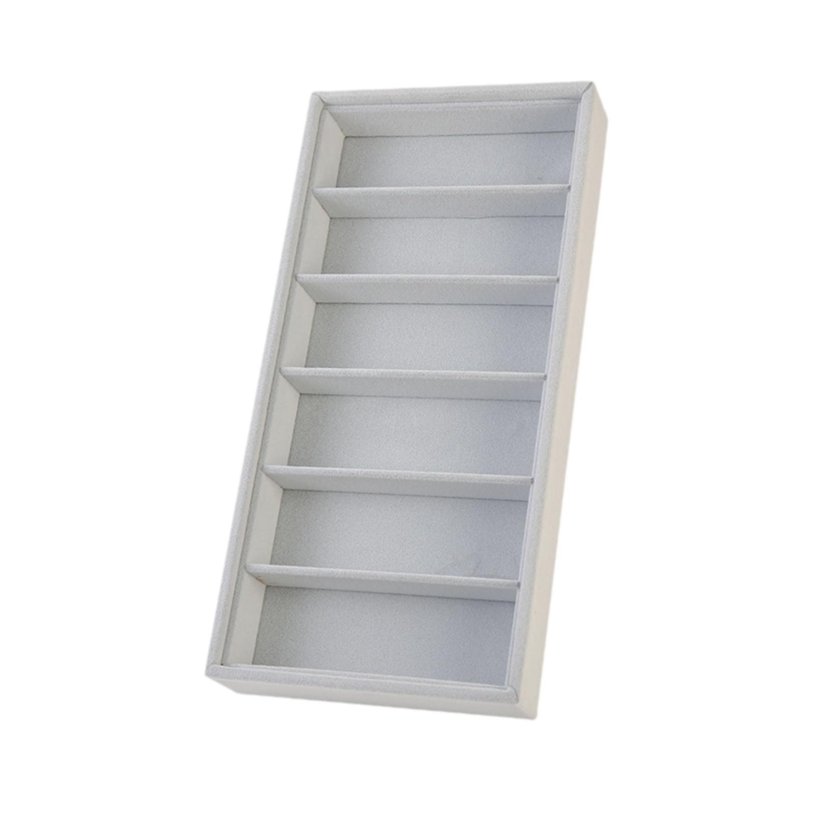 メガネディスプレイトレイ 6区画 男女兼用 サングラスショー - Men'S Accessories Organizer Tray のレビューと価格