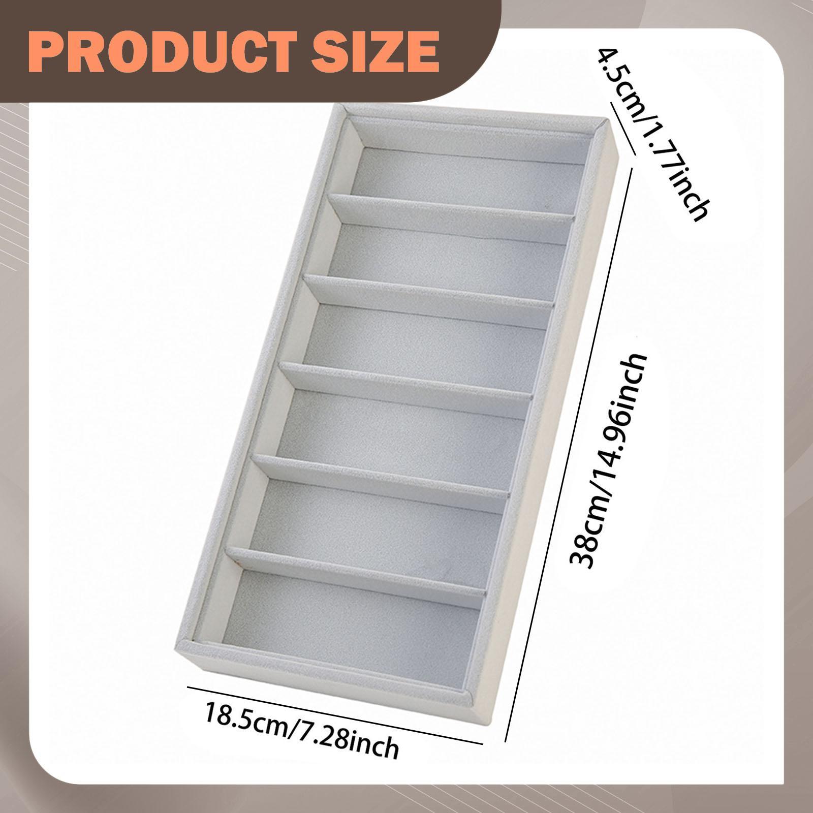 メガネディスプレイトレイ 6区画 男女兼用 サングラスショー - Men'S Accessories Organizer Tray のレビューと価格