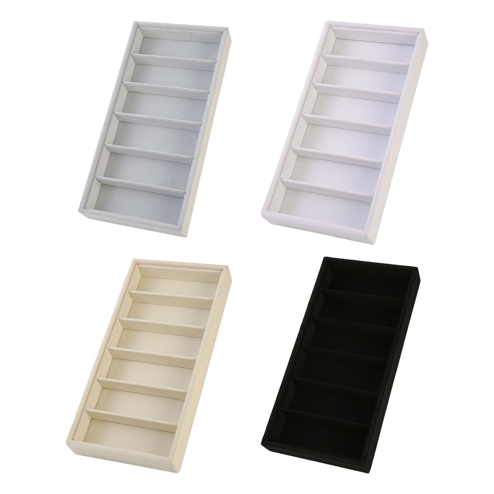 メガネディスプレイトレイ 6区画 男女兼用 サングラスショー - Men'S Accessories Organizer Tray のレビューと価格