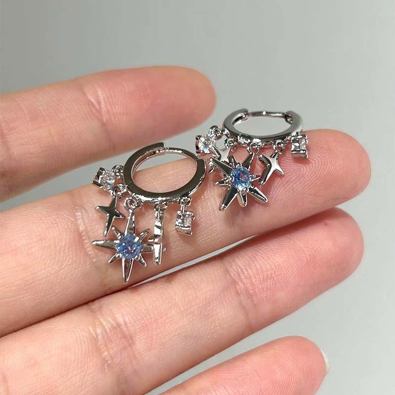 新しい Y2K ブルージルコンスタータッセルペンダントイヤリ - Men'S Accessories Jewelry Sale のレビューと価格
