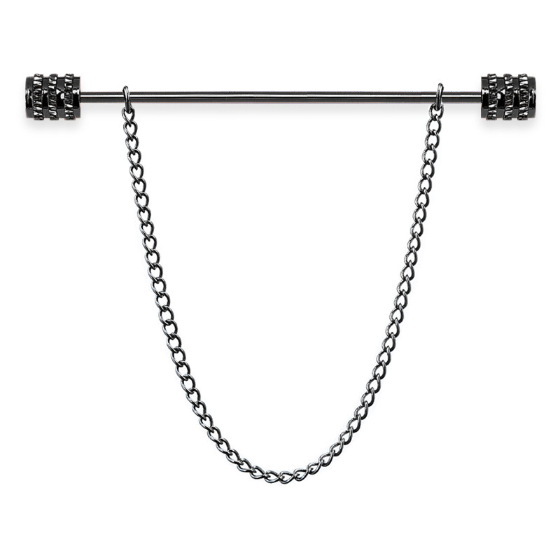 新しいメンズブローチシャツスタンドアップカラーピン固定クラス - Men Accessories Jewelry のレビューと価格