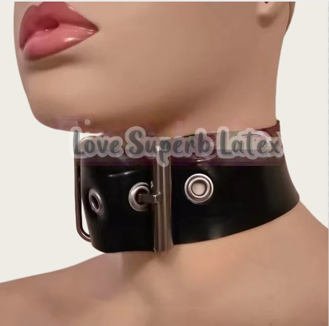0.4 ミリメートルセクシーなラテックスネックチョーカーゴム - Men'S Accessories Chain のレビューと価格