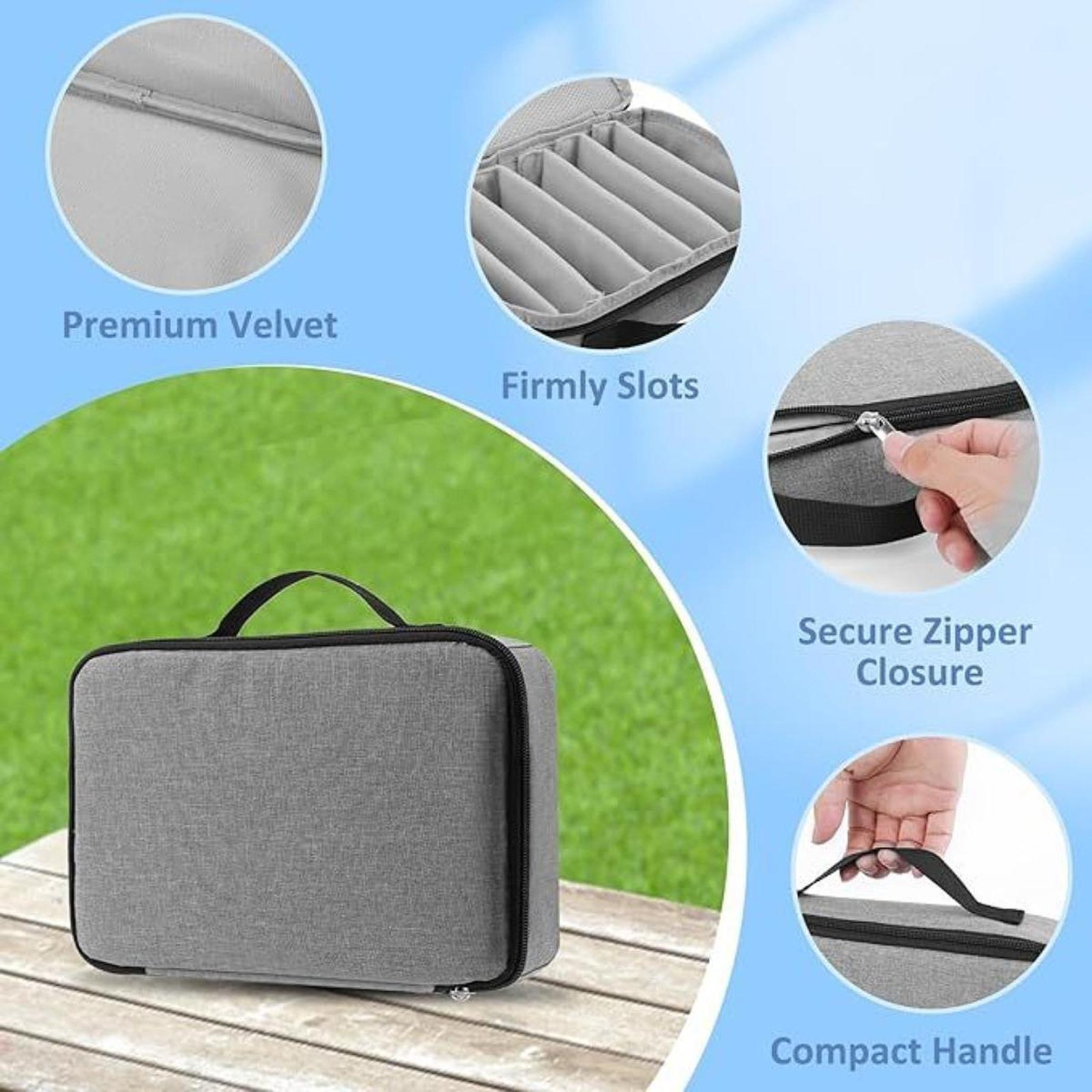 トラベルサングラスオーガナイザー ジッパーサングラスジュエリ - Men'S Accessories Organizer Tray のレビューと価格